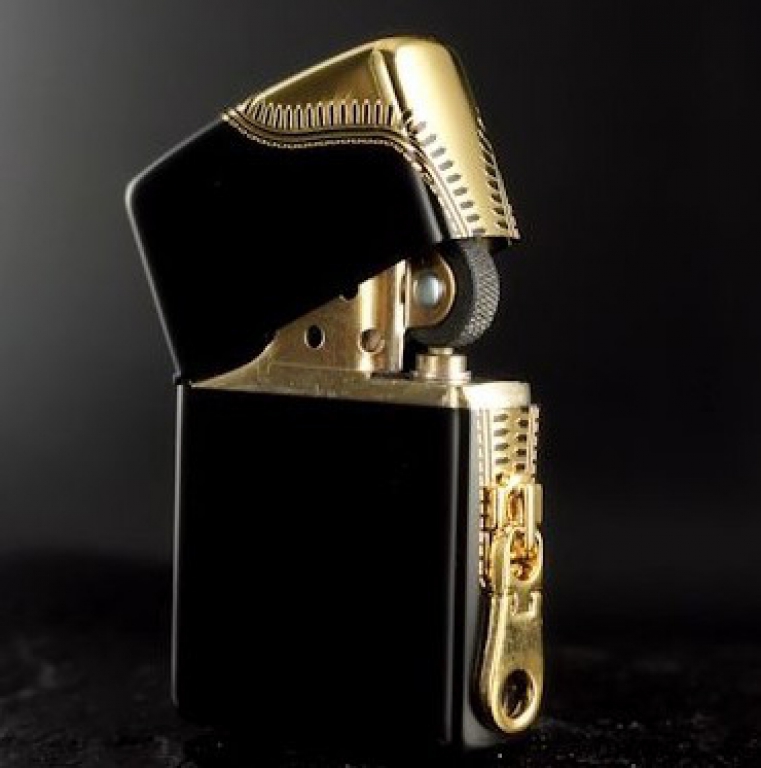 Bật lửa Zippo khóa kiểu Vàng - Xuất Nhật