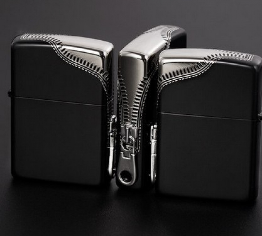 Bật lửa Zippo khóa kiểu Vàng - Xuất Nhật