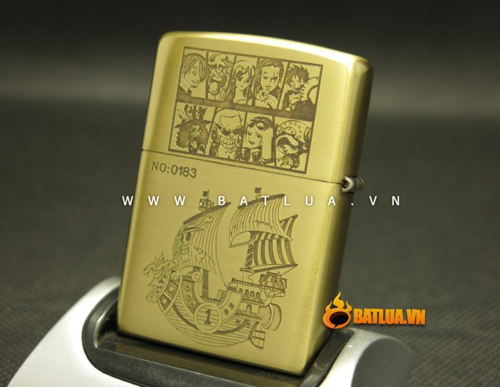 Bật lửa Zippo chính hãng đồng khắc one piece