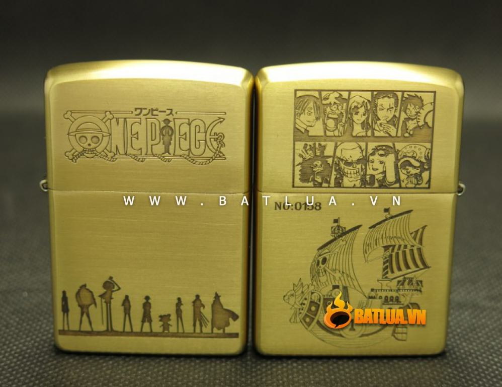 Bật lửa Zippo chính hãng đồng khắc one piece