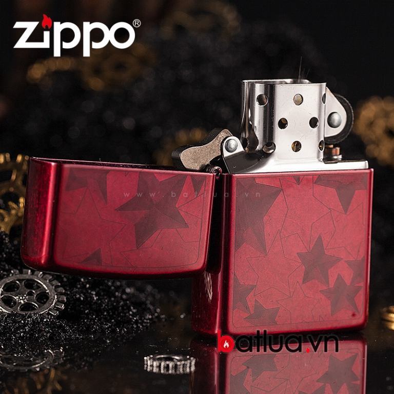 Bật lửa Zippo Classic Iced Stars phiên bản 2010