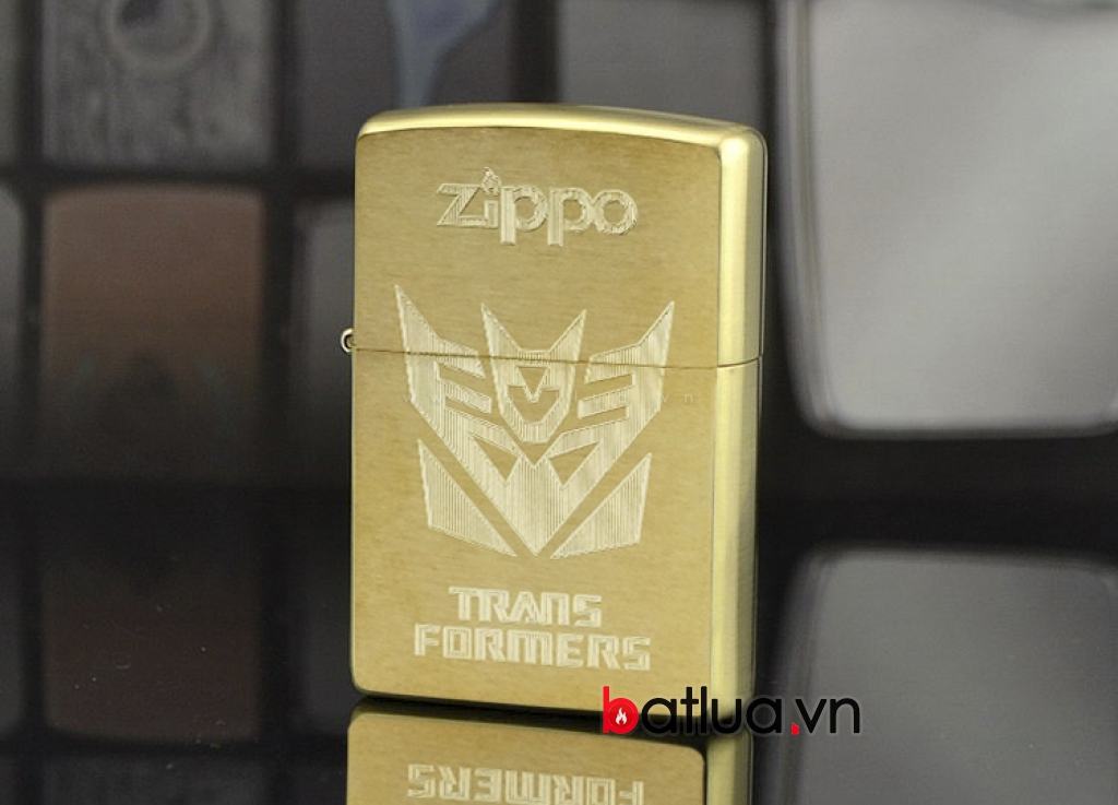 Bật lửa Zippo chính hãng đồng Transformers
