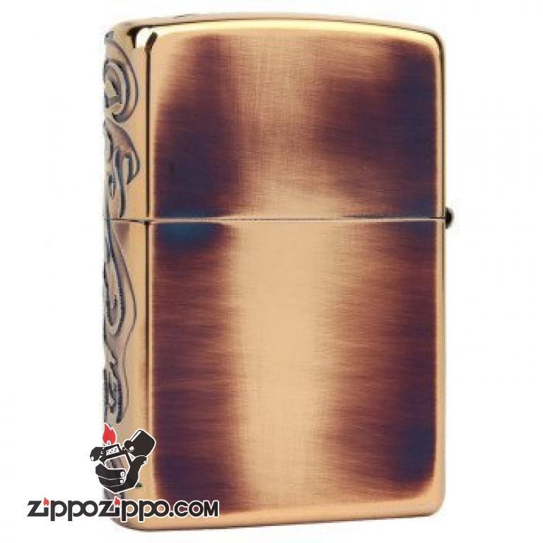 Bật lửa Zippo Đồng khắc hình Torayuki