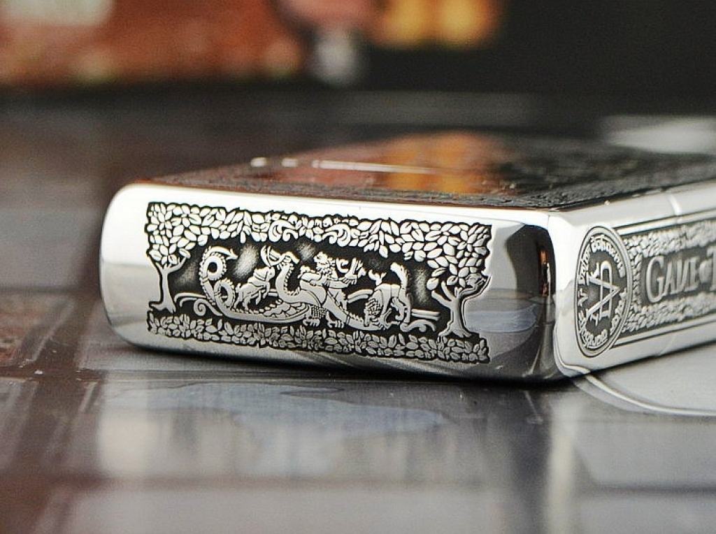 Bật lửa Zippo Bạc nguyên khối Game of Thrones New