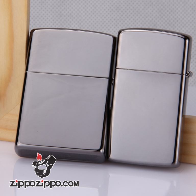 Bật lửa Zippo phiên bản đen khắc trái tim thiên thần