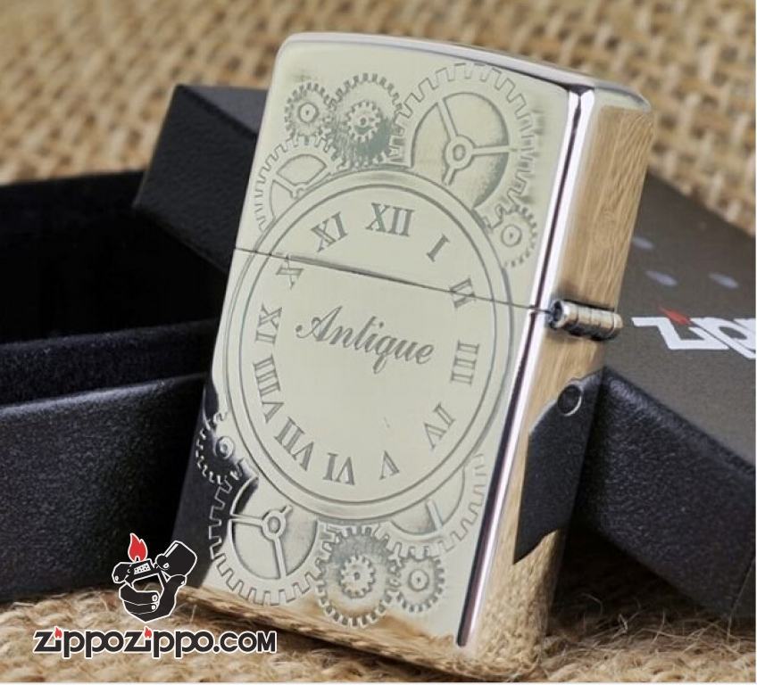 Bật lửa Zippo khắc dòng thời gian giwois hạn