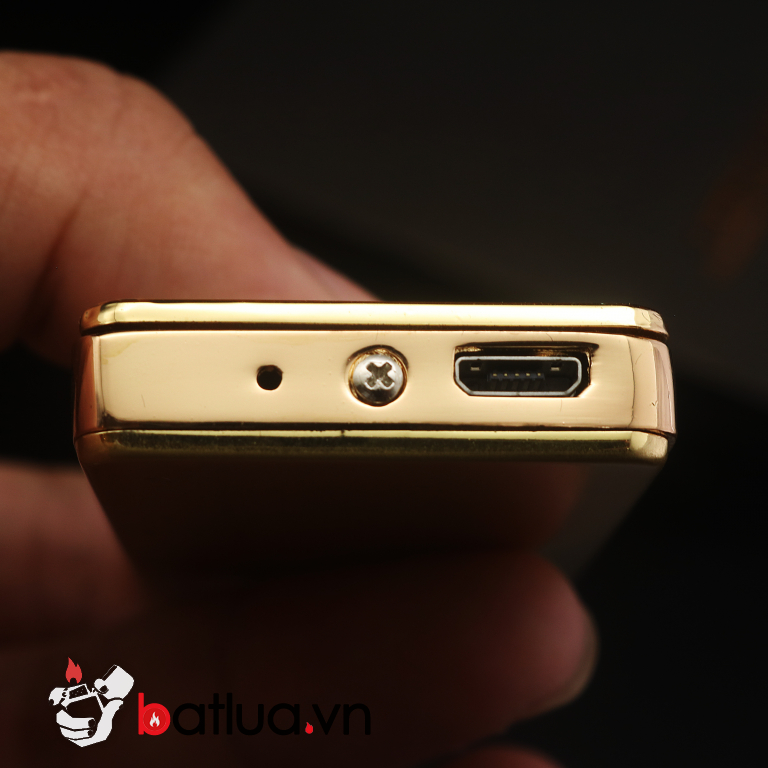 Bật lửa sach điện USB trắng ZC150-28
