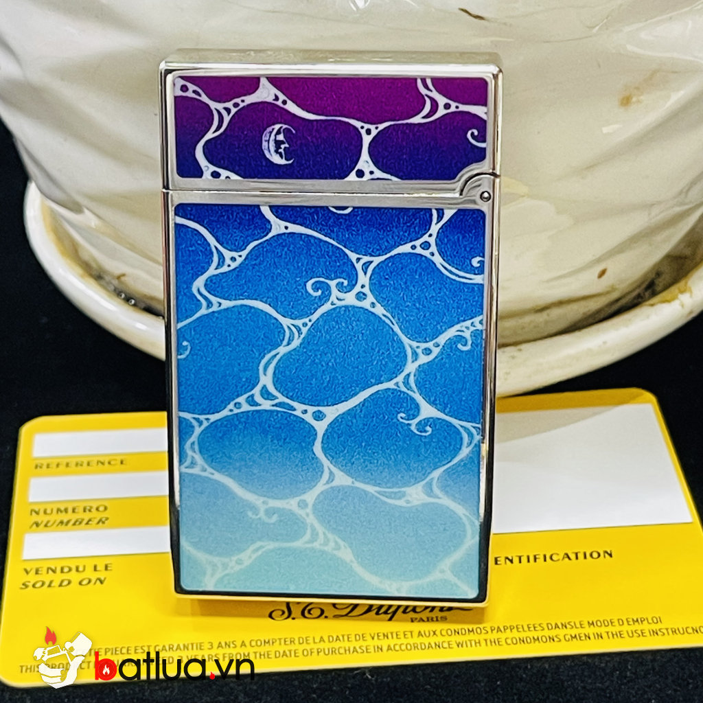 Bật lửa S.T. Dupont Ligne 2 Nghệ Thuật Song Diện – Dạ Nguyệt & Nhật Luân | Tuyệt tác men Pháp