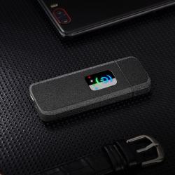 Bật Lửa Cảm Ứng Sạc USB Màu Đen Nhám - Mã SP: BLD0044B