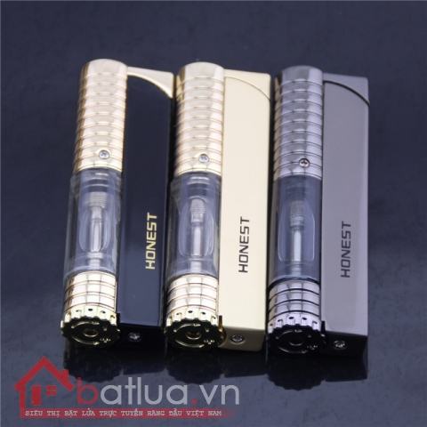 Bật lửa honest lửa khò vòng xoáy nhìn thấy gas