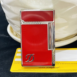 Bật lửa S.T. Dupont Ligne 2 Đỏ Signature – Chữ Ký “D” Kinh Điển | Phong cách tinh gọn chuẩn mực - Mã SP: DP0068