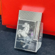 Bật lửa S.T. Dupont Ligne 2 Ferrari Đen Men – Ngựa Bạc Guilloché