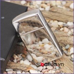 Bật lửa Zippo bản hẹp kẻ sọc - Mã SP: BL10324