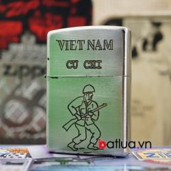 Bật lửa zippo chiến tranh việt nam sản xuất 2017 ( Củ Chi) - Mã SP: BL03267