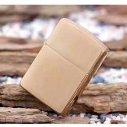 Bật lửa Zippo chính hãng 168 vàng xước Amor - Mã SP: ZPC0103