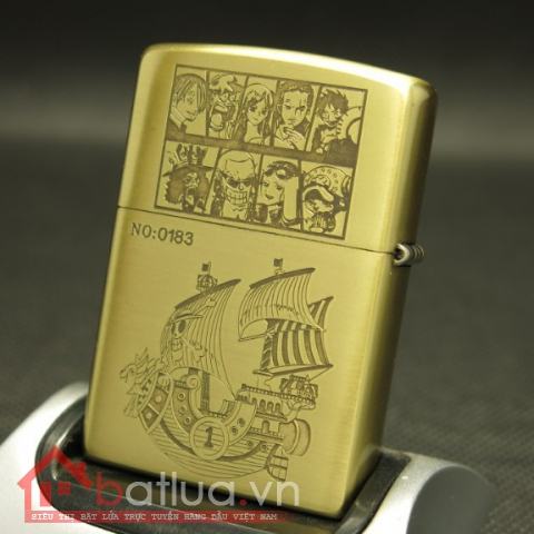 Bật lửa Zippo chính hãng đồng khắc one piece