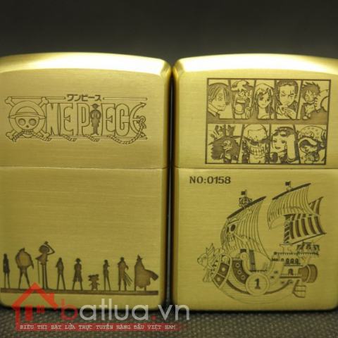Bật lửa Zippo chính hãng đồng khắc one piece