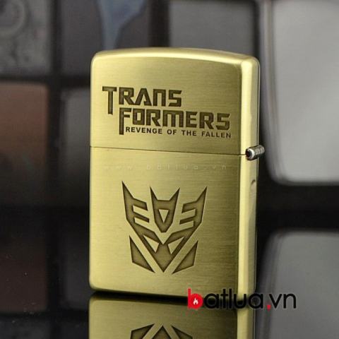 Bật lửa Zippo chính hãng đồng Transformers