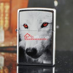 Bật lửa zippo chính hãng họa tiết mắt sói đỏ 2015 - Mã SP: BL09915