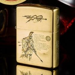 Bật lửa Zippo đồng phiên bản 300 chiến binh - Mã SP: ZPC0496