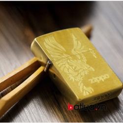 Bật lửa zippo  đồng phiên bản chim ưng - Mã SP: BL10042