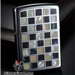 Bật lửa Zippo mặt đá caro - Mã SP: ZPC0936