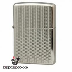 Bật lửa Zippo mắt lưới kẻ sọc - Mã SP: ZPC0983