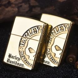 Bật lửa Zippo phiên bản HD Davidson Skull Vỏ Dày - Mã SP: ZPC0864