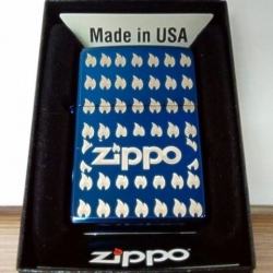 Bật lửa Zippo phiên bản Original in hình ngọn lửa trắng - Mã SP: ZPC0568