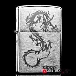 Bật lửa zippo phiên bản rồng cuộn Ver - Mã SP: BL10108