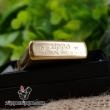 bật lửa zippo vàng bóng khắc Logo USA