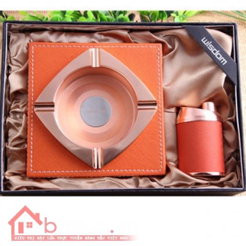 Bộ Gạt Tàn Kiêm Bật Lửa WZ-007T